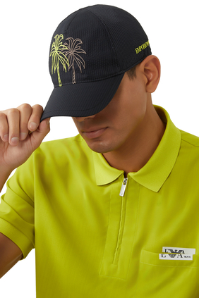 Embroidered Palm Tree Baseball Cap